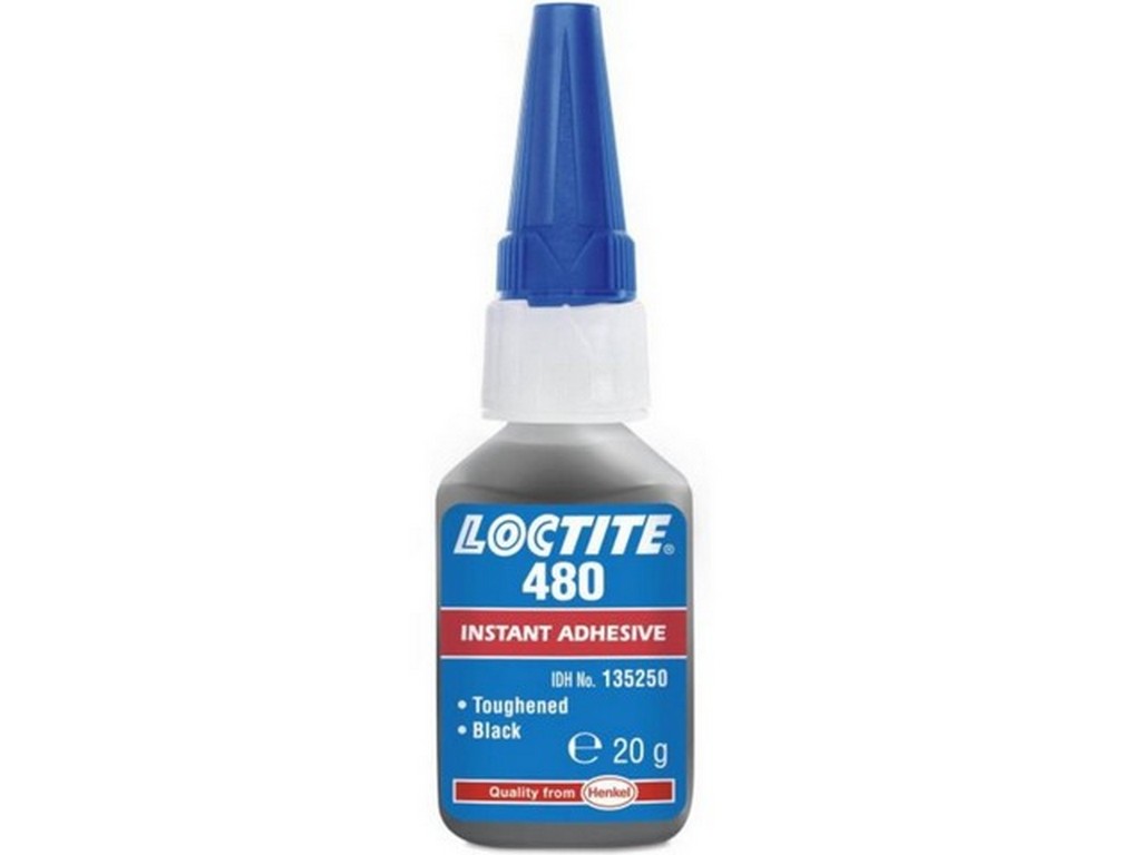 Loctite 480 hurtiglim sort 20g flaske  Black Max
