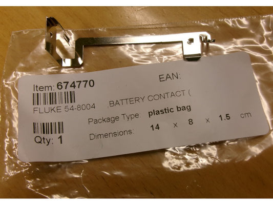 FLUKE 54-8004 ,BATTERY CONTACT (NEG)