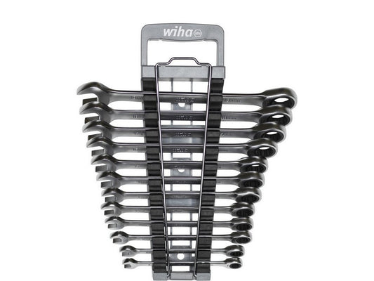 Ratchet wrench set, reversible, 13 pieces