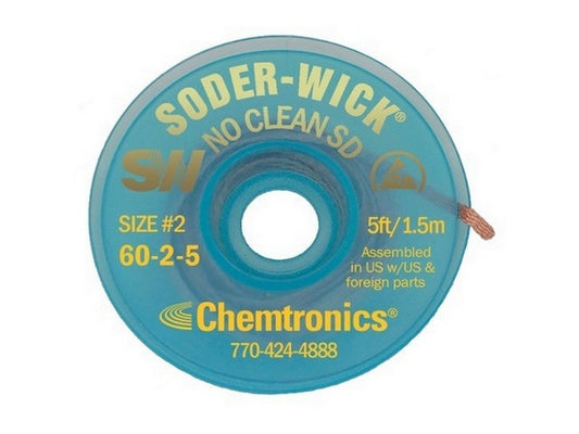 Sugetråd no-clean flus gul 1,5mmx1,5m; f/Small Pads