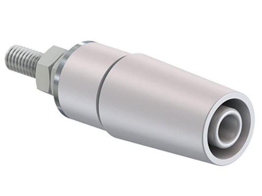 Bøsning forniklet SAB4-G/N-X hvid 600V - CAT II - 32A