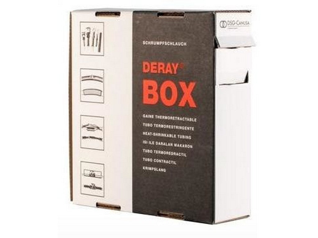 Krympeslange 19mm sort (2:1) 4m i minibox