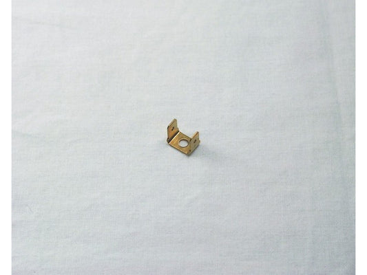 Male flat connector 6.3x0.8 tinned Ø4.3mm screw hole - 2x90gr.