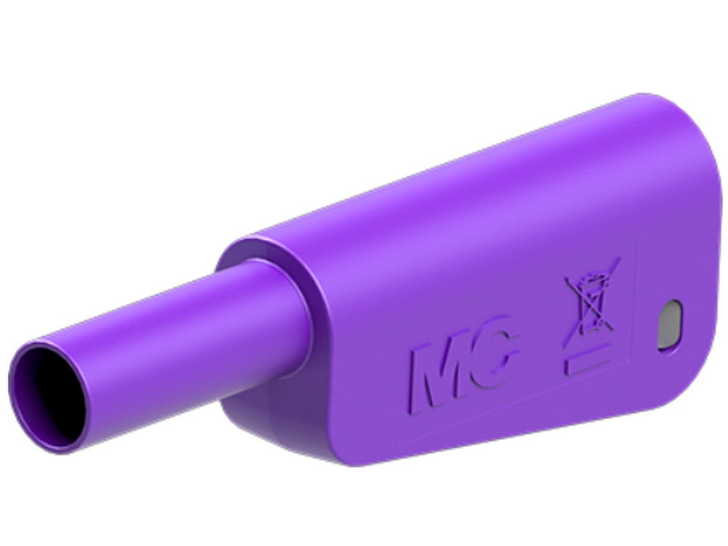 Isolation til bananstik KT-SL-4-39 Ø4mm VIOLET for 1mm² ledn. t/SLQ-4x +SLM-4x