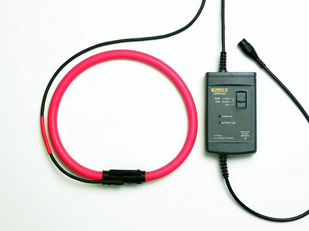 Flexibel strømtang 2000A AC max Ø177mm - m/bananstik CAT III 600V