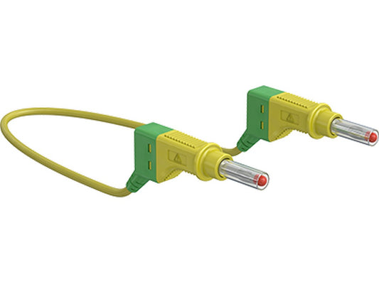 Test lead XZG425/SIL gl/gr 50cm - 600V CATII 32A