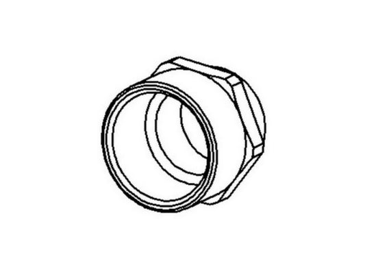 Brass adapter ring M16-NPT1/2