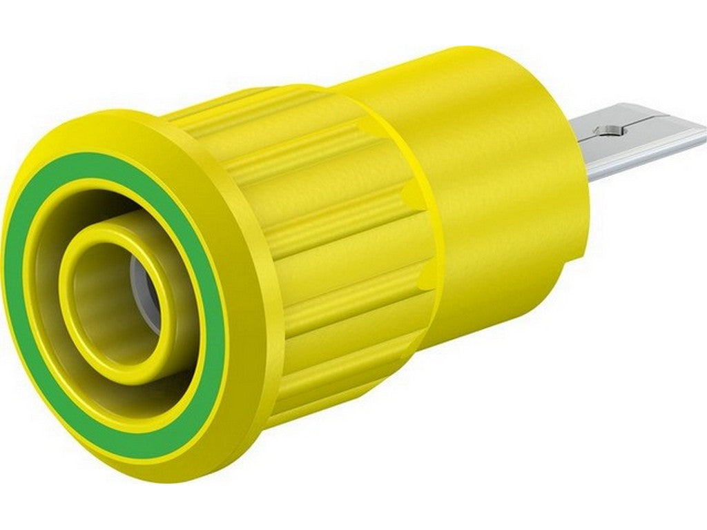 Bøsning SEB4-F/A fornikl. G/G CAT III 1000V 24A