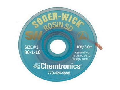 Suction wire R/RMA flux white 0.8mmx3m; f/Micro-Circuits