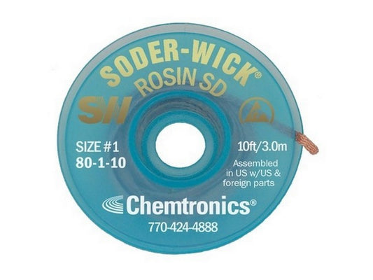 Suction wire R/RMA flux white 0.8mmx3m; f/Micro-Circuits