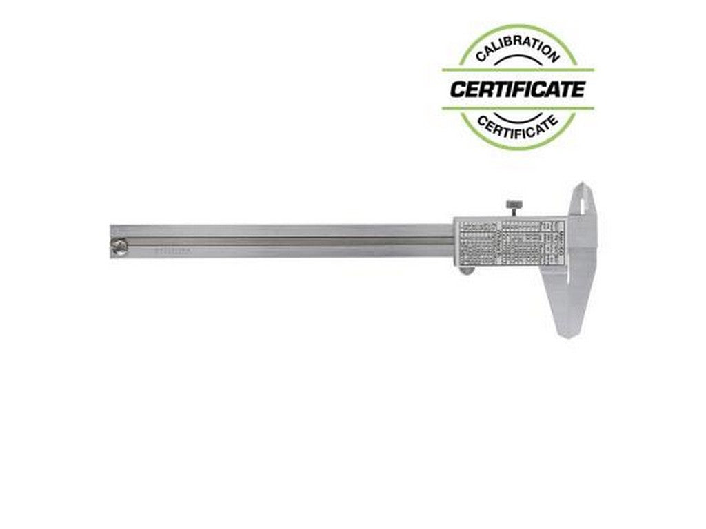 Skydelære med låseskrue 0-150 x 0,05 mm kæbelængde 40 mm