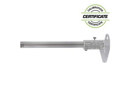 Skydelære med låseskrue 0-150 x 0,05 mm kæbelængde 40 mm