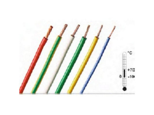 Cord FLEXI-E 0.25mm2 red 100m roll