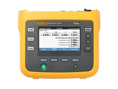 Spændings o. energilogger 3-fa m/software og strømtænger CATIV 600V/CATIII 1000V