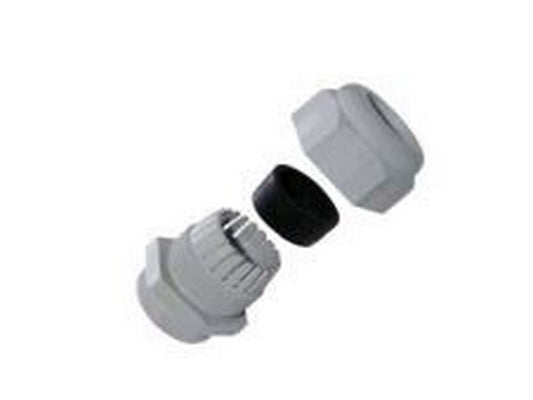 Møtrik polyamid grå PG7