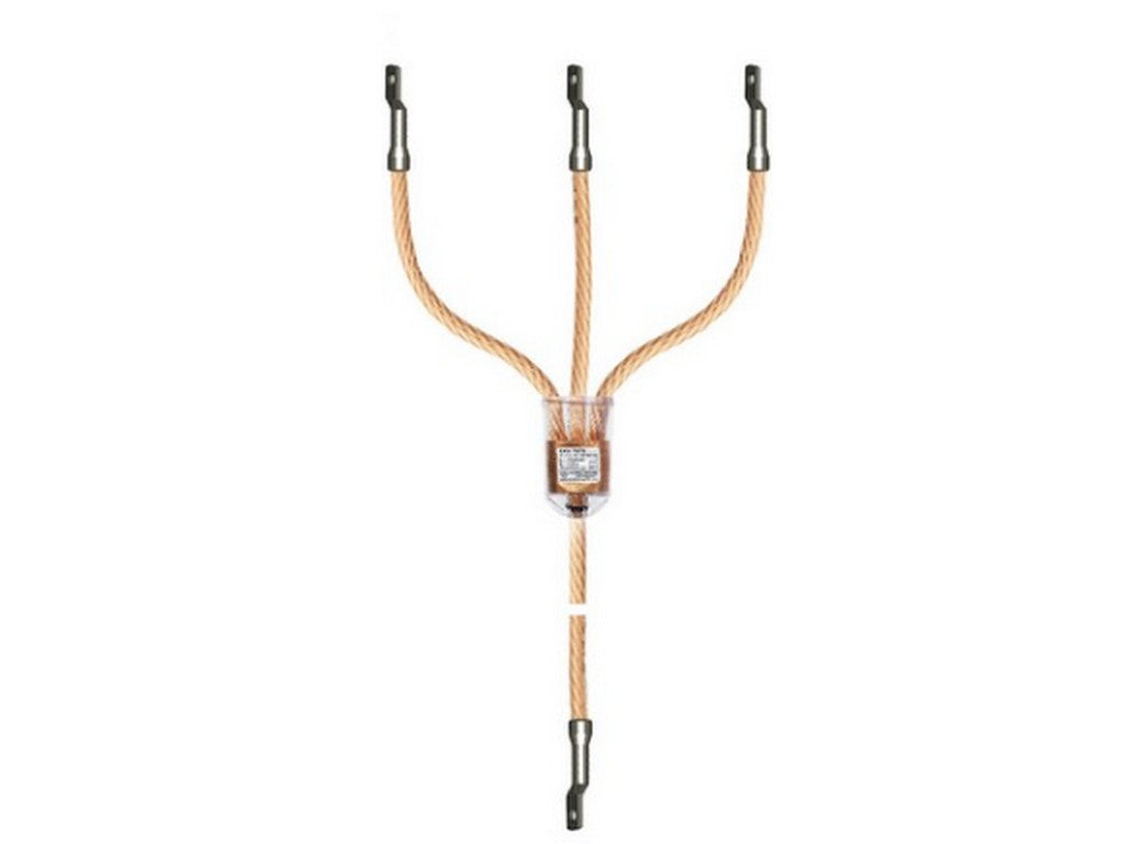 Kortslutningskæde 120mm² A,B,C=750, D=1800mm inkl. 3x640102003 & 1x640102016