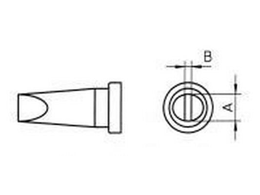 Loddespids 4,6mm LT-D