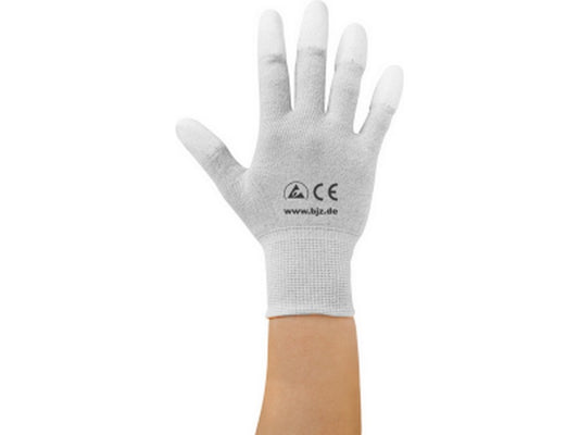 Gloves ESD size 2XL; PU-coated fingertips