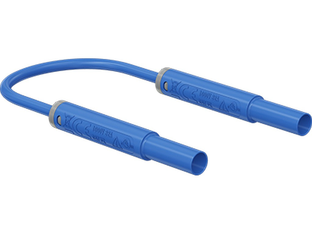 Test lead PVC SAK4N-S25 Ø4mm Blue 100cm 1000V CATIV 32A