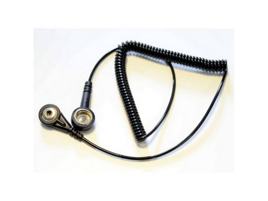 Spiral cable 1.8 m Standard 4mm female and 10mm male push button