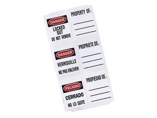 MasterLock Label for padlock