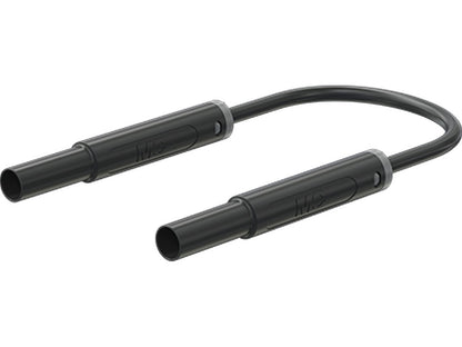 Test lead PVC SAK4N-S25 Ø4mm Black 50cm 1000V CATIV 32A