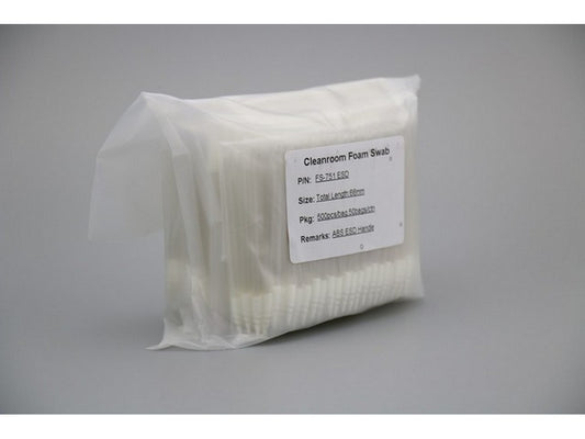 Small Compressed Clean Foam ESD Swab (FS751E) YELLOW