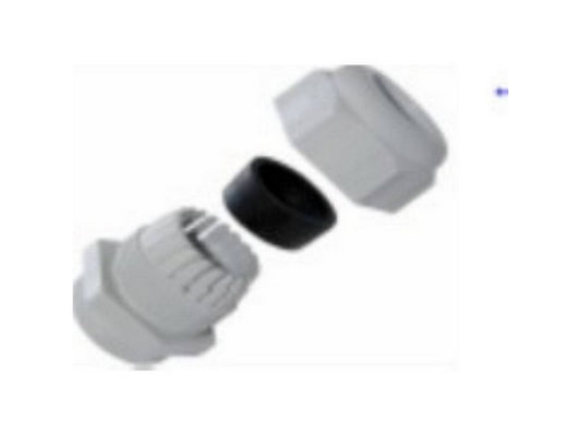 Cable gland polyamide grey PG7; Ø2.5-6.5mm