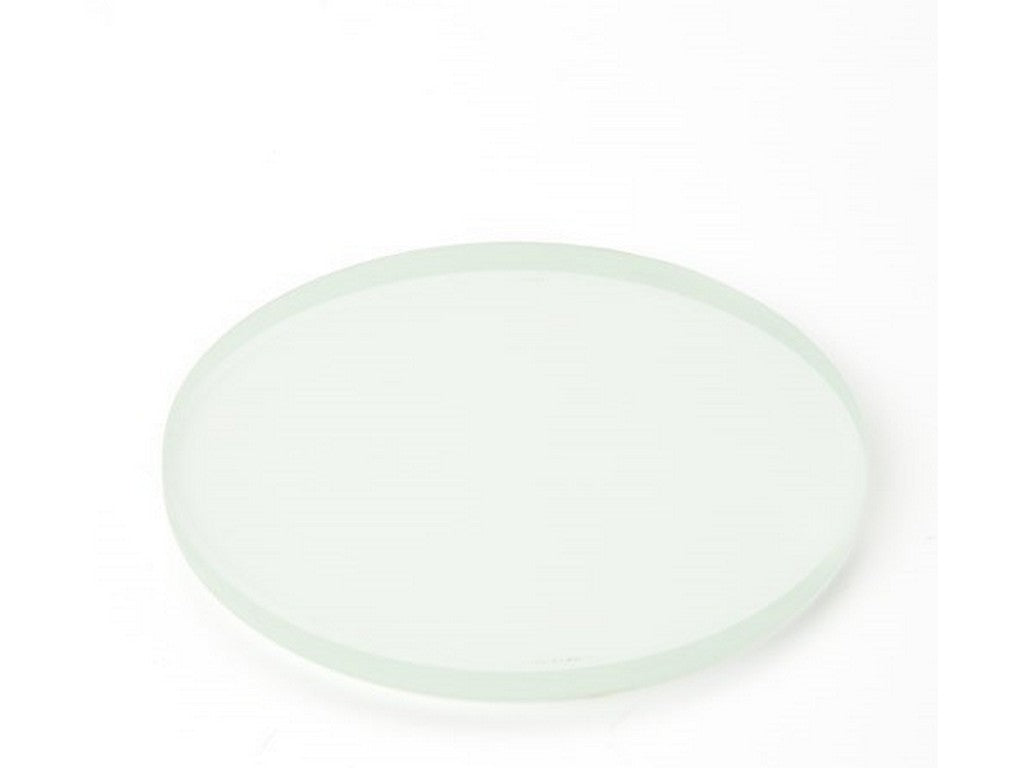 Transperant glas plade ø 94mm