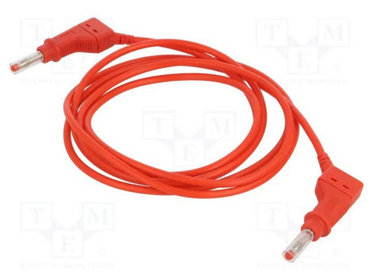 Test lead XZG410 red 200 cm, 600V Cat. II 19A