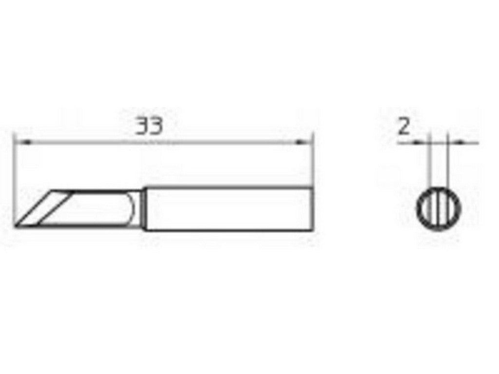 Loddespids XNT KN 2,0mm