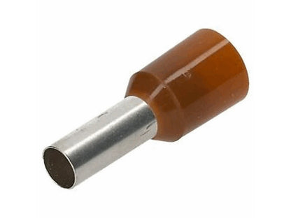 Terminal tube insulated 10mm - L18mm ebony