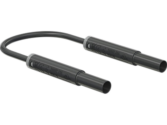 Prøveledning PVC SAK4N-F10 Ø4mm Sort 100cm 1000V CATIV 19A