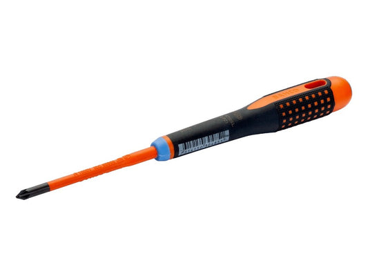 ERGO™ Slim VDE insulated slotted and Pozidriv screwdriver with 3-component handle 5 mm-6 mm PZ2