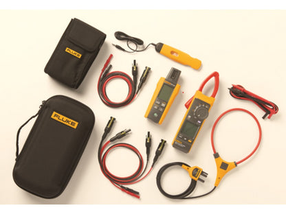 Fluke 393 FC Current Clamp Meter, IRR1 Solar Irradiance Meter, MC4 Test Lead Set