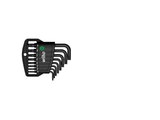 L-nøgle sæt TORX m/boring 8-del TX9-10-15-20-25-27-30-40