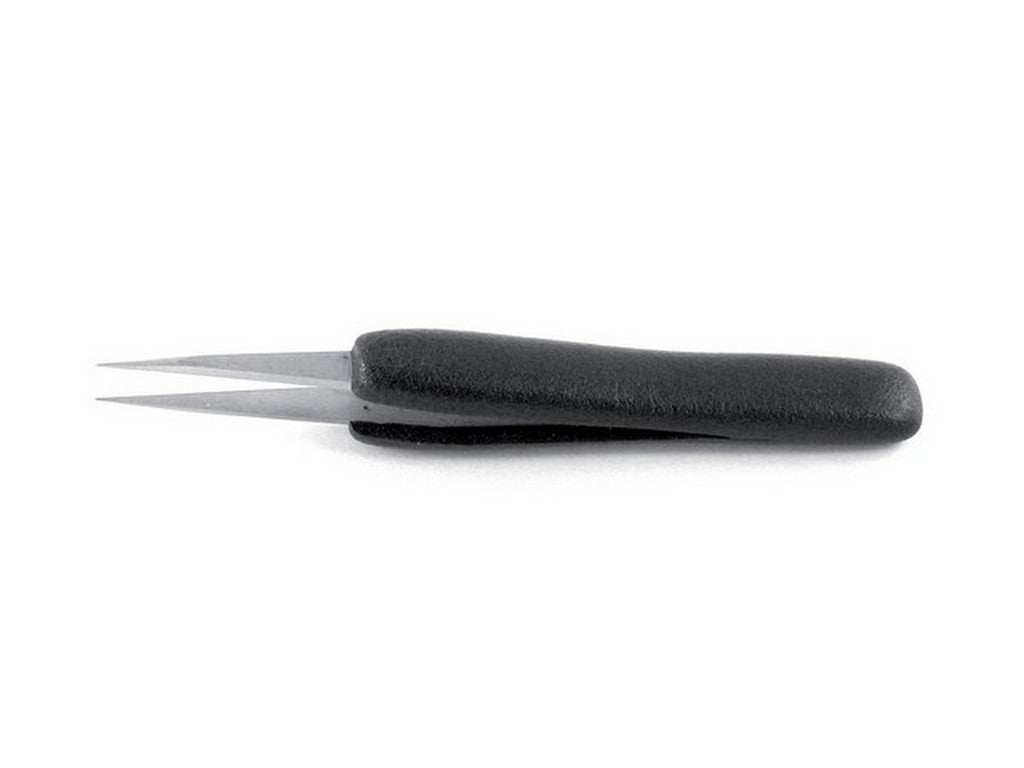 Tweezers ESD ERGO handle 130mm strong tip