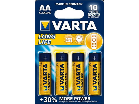 Varta battery Longlife AA 1.5V; Ø14.5x50.5mm price/piece LR6 - Alkaline