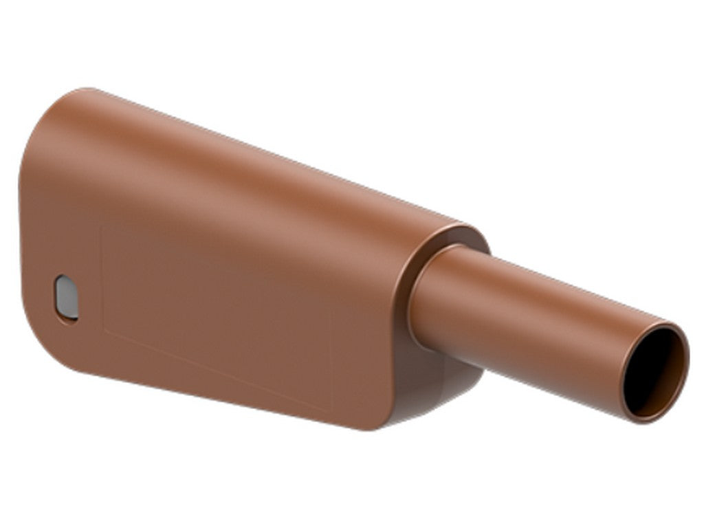 Isolation til bananstik KT-SL-4-46 Ø4mm BRUN for 2,5mm² ledn.t/SLQ-4x +SLM-4x