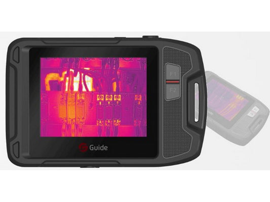 Thermography camera in pocket format pixels 120x90/-20℃-+400℃ w/4GB memory/0.3MP digital camera/WiFi