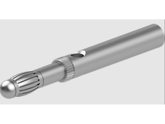 Bananstik LS-SLQ-4N forniklet f/1mm² + 2,5mm² for lodning t/662026 + 662027