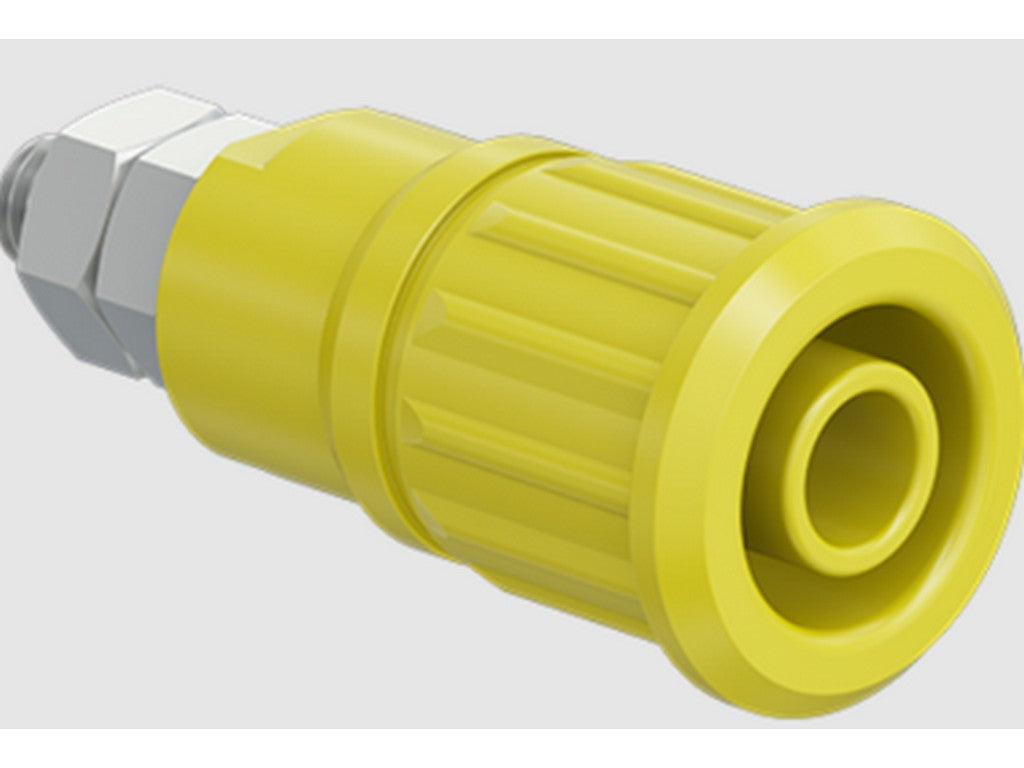 Bøsning SEB4-GK/N forniklet GUL CATIII 1000V/CATIV 600V 32A