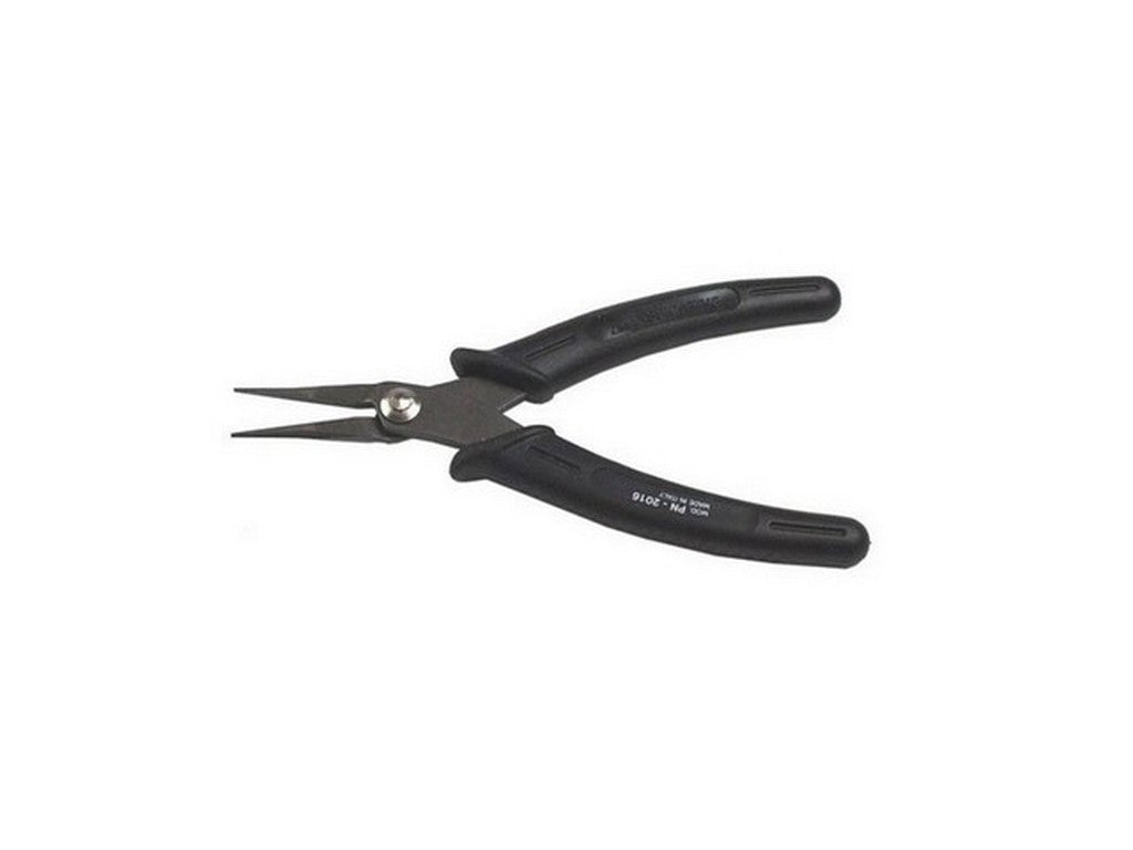 Flat-nose pliers w/rounded cutting edge