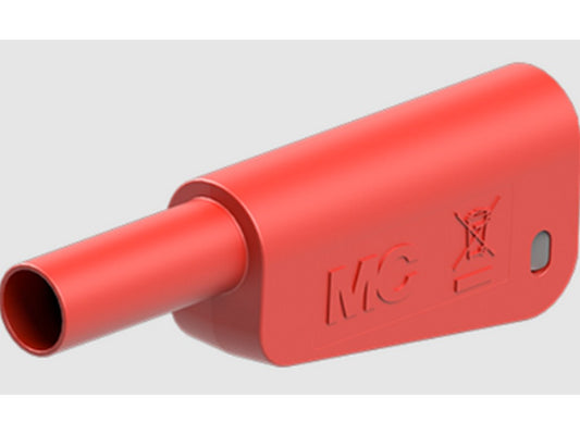 Isolation til bananstik KT-SL-4-46 Ø4mm RØD for 2,5mm² ledn.t/SLQ-4x +SLM-4x