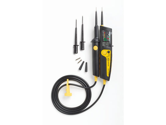 Spændingsviser 6-1000V AC/6-1200V DC CAT 111 1000V/CAT IV 600V  m/LED-dioder + LCD display