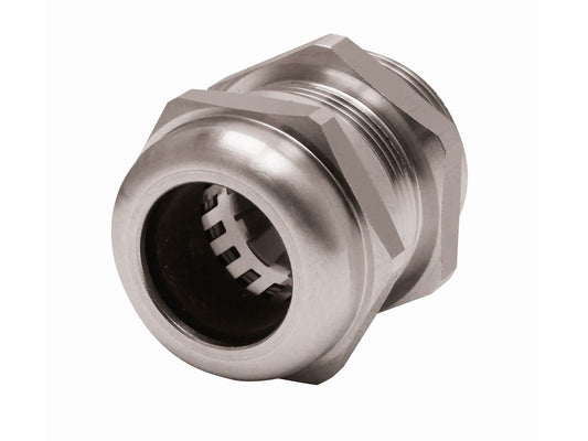 Cable gland brass EMC M40; Ø15-27mm w/lamella; IP68