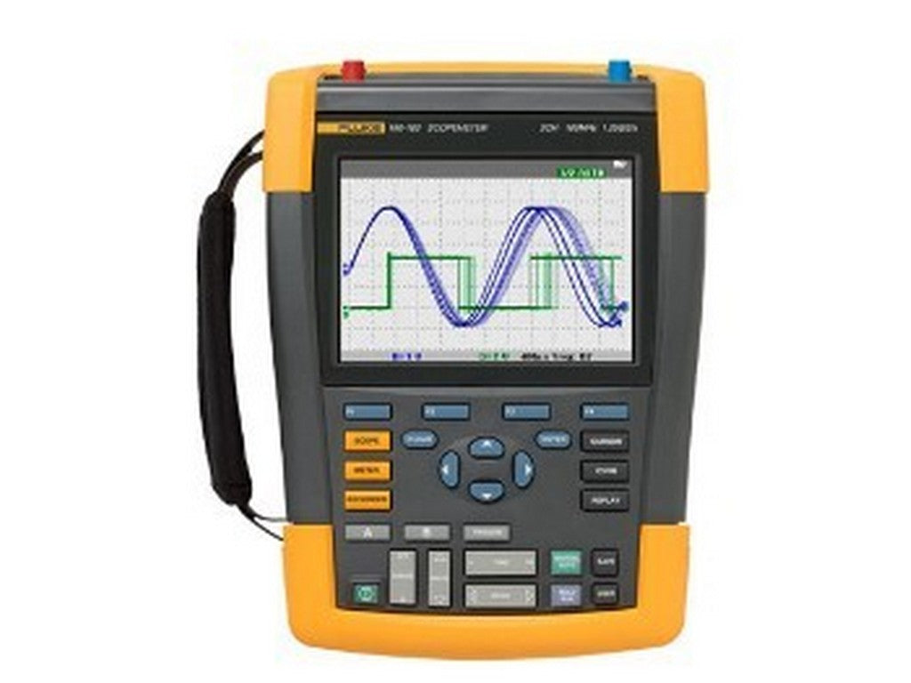 ScopeMeter Color 100MHz 2-kanals, 1,25GS/s m/Software CATIV 600V/CATIII 1000V