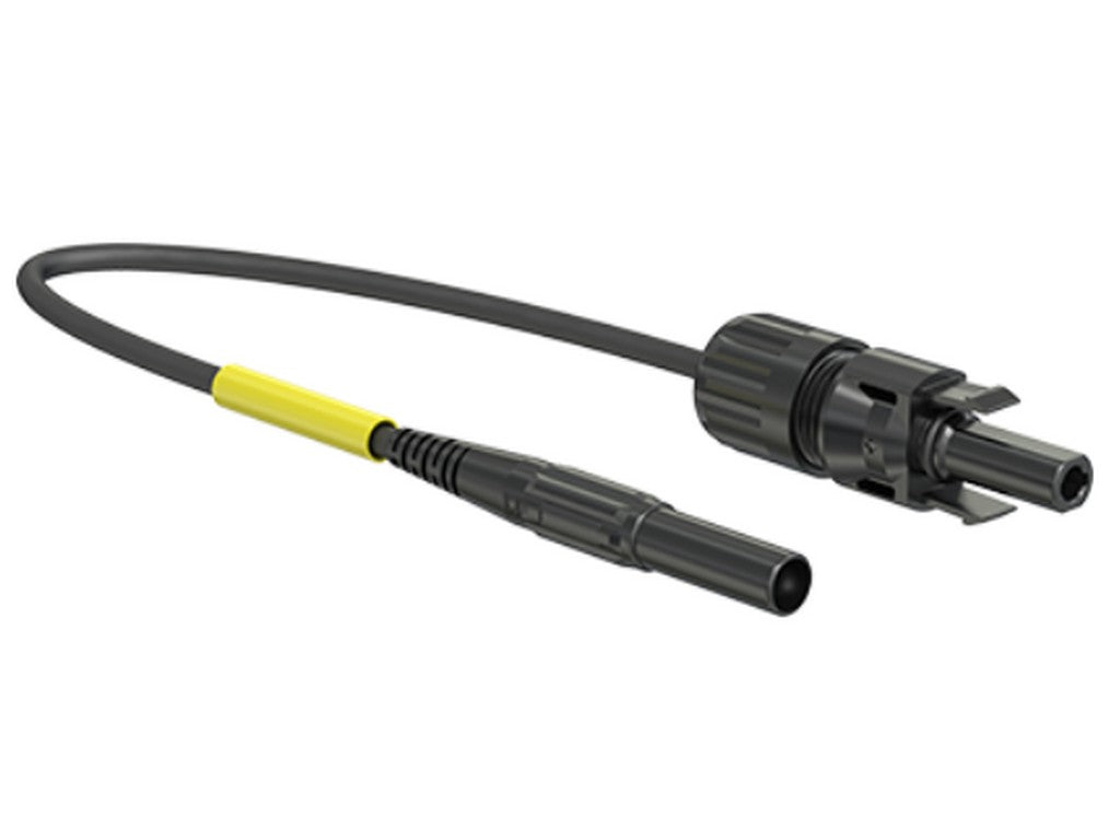 PV test lead. AMLB4/150 black MC4 socket /Ø4mm banana plug