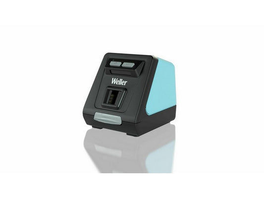 Automatic tip cleaner, metal brushes