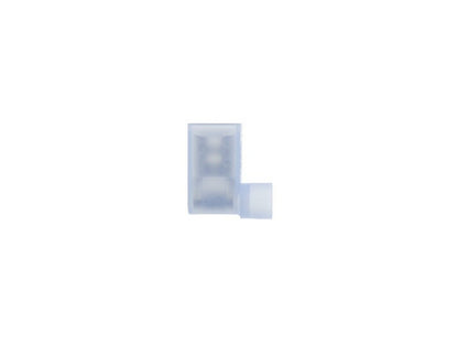 Vinkelfladstik 1,5-2,5mm² 6,3x0,8mm blå